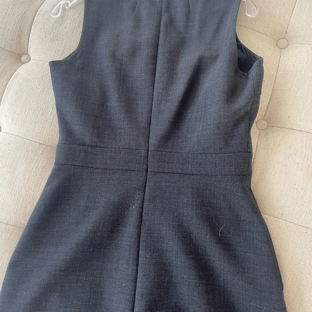 Tory Burch black sleeveless dress with button pockets - Picture 8 of 9